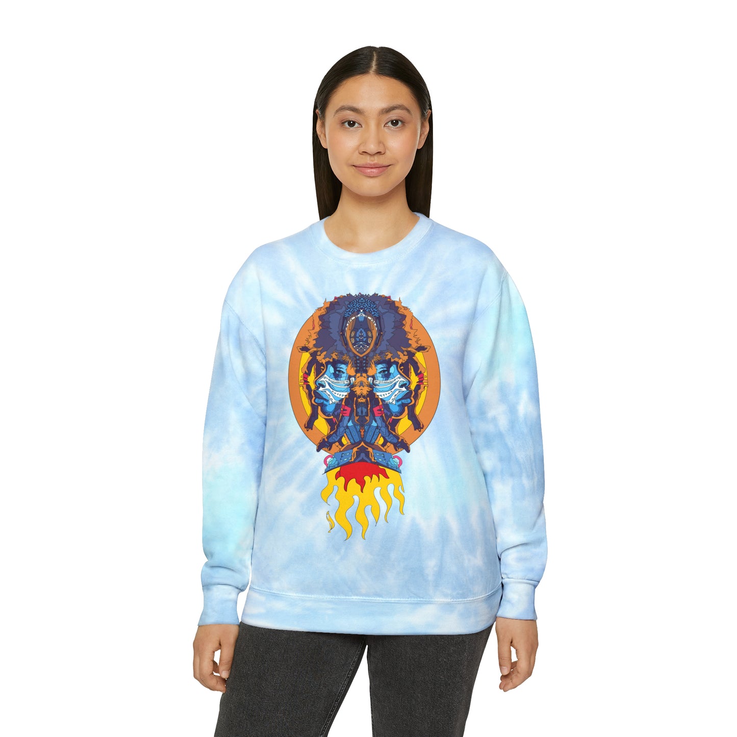 AfroNeo Unisex Tie-Dye Sweatshirt