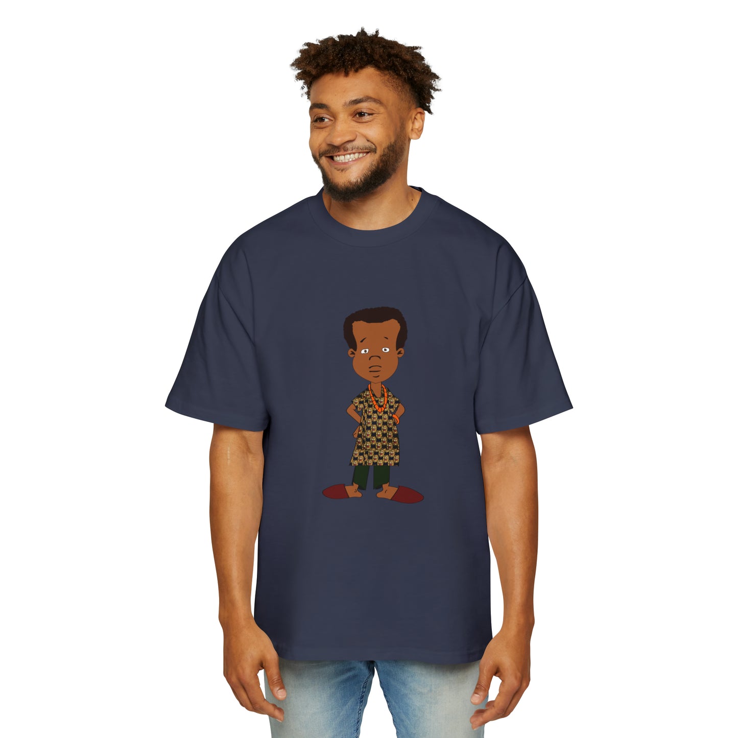 AfroKimbo Men's Heavy Oversized Tee