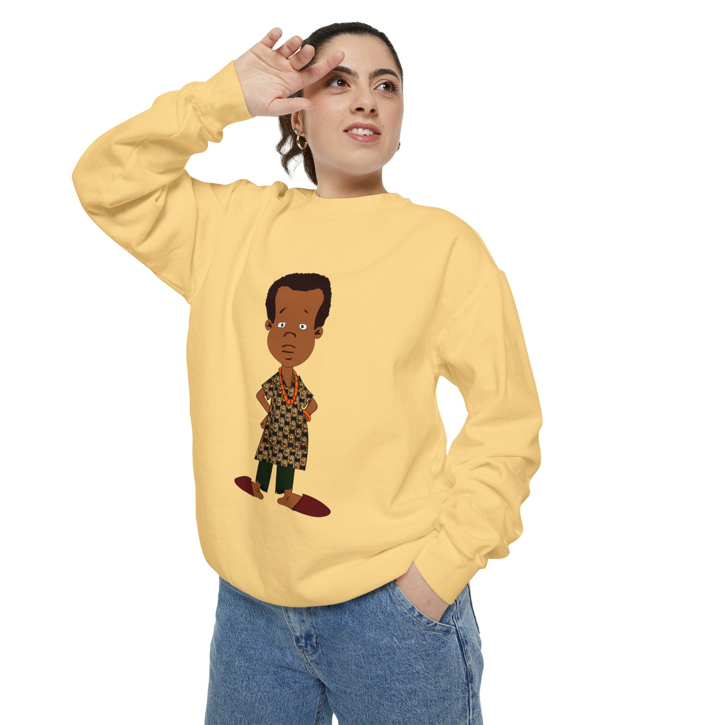 AfroKimbo Unisex Garment-Dyed Sweatshirt