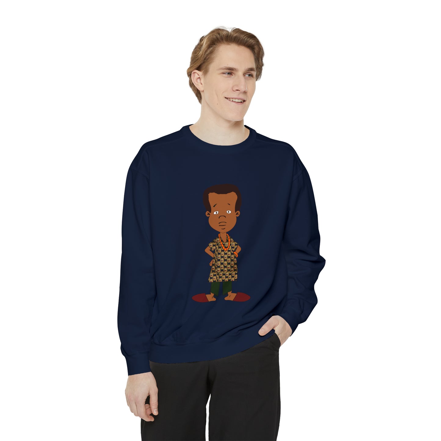 AfroKimbo Unisex Garment-Dyed Sweatshirt