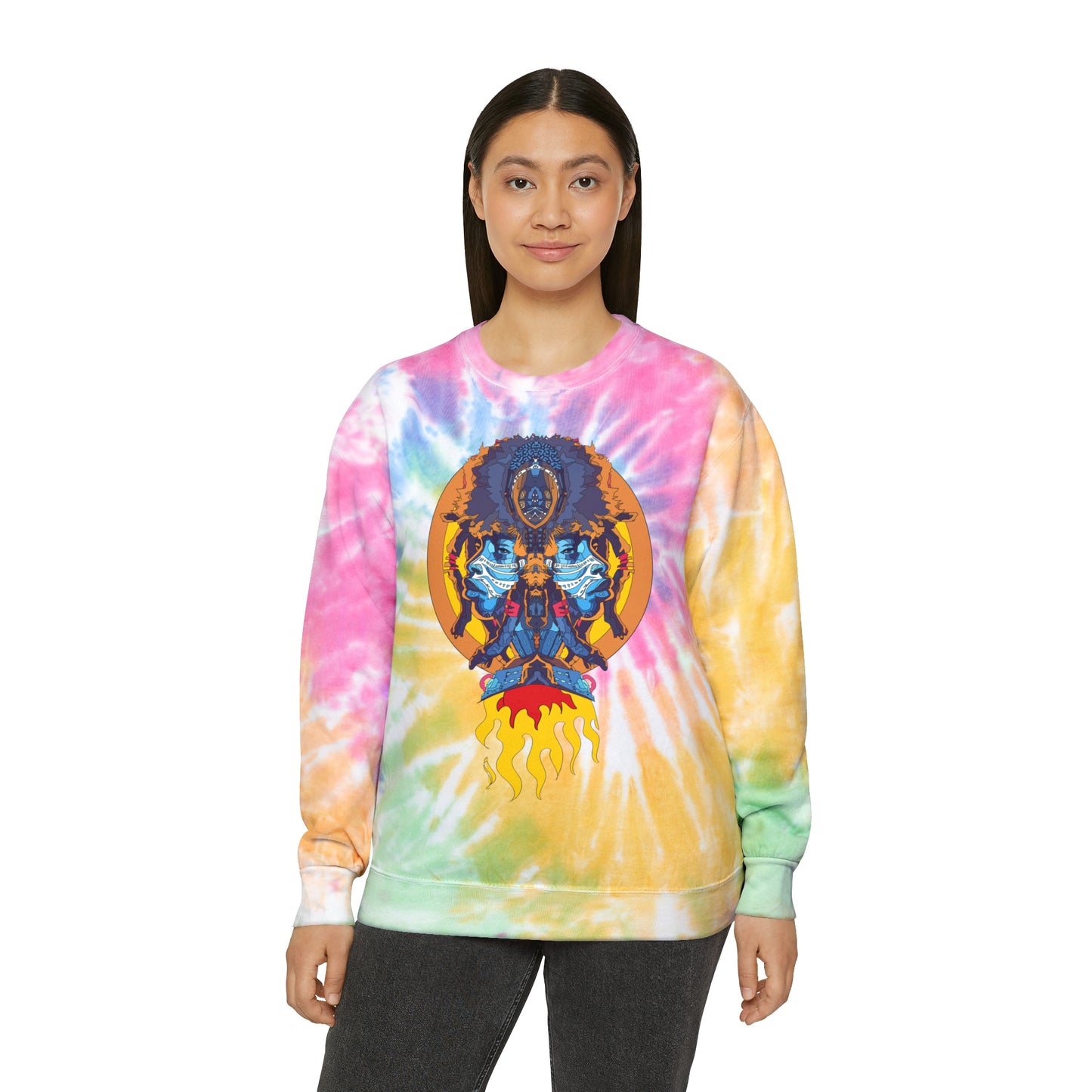 AfroNeo Unisex Tie-Dye Sweatshirt