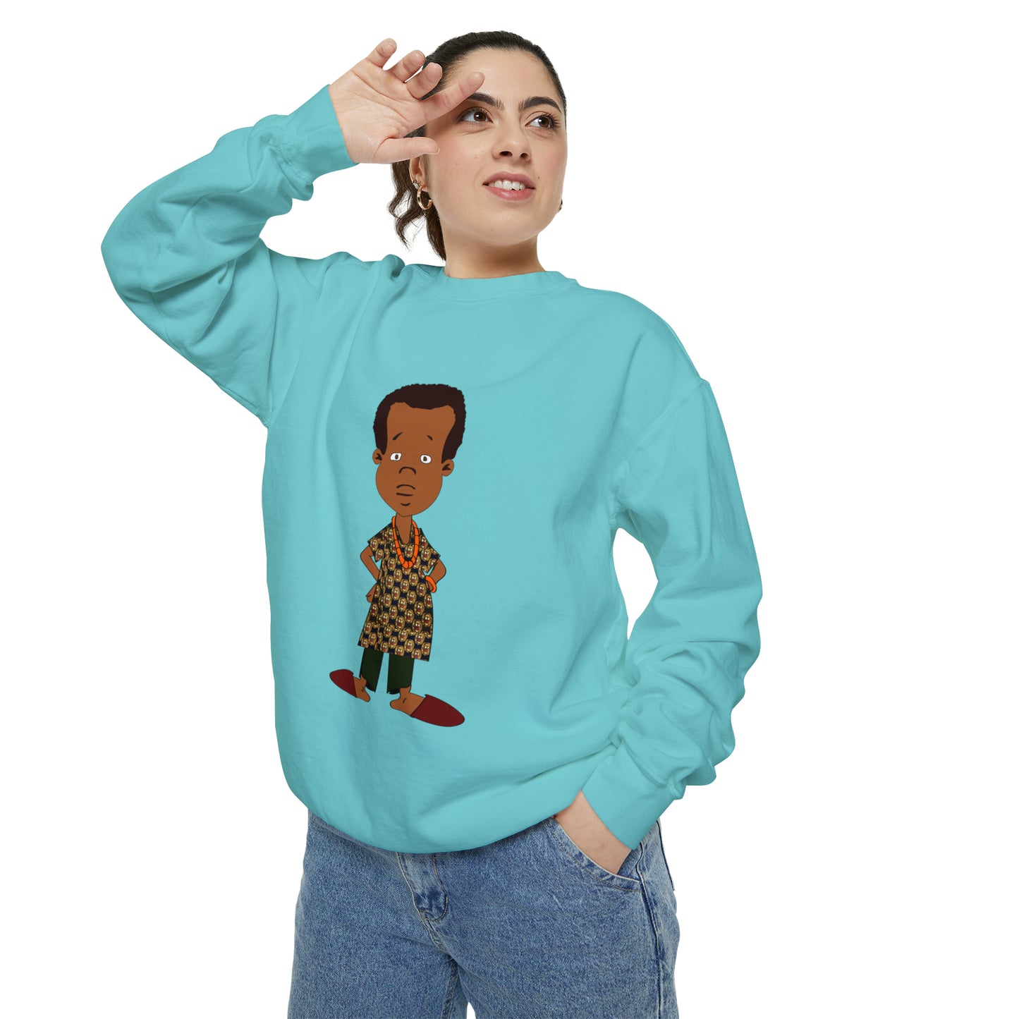 AfroKimbo Unisex Garment-Dyed Sweatshirt