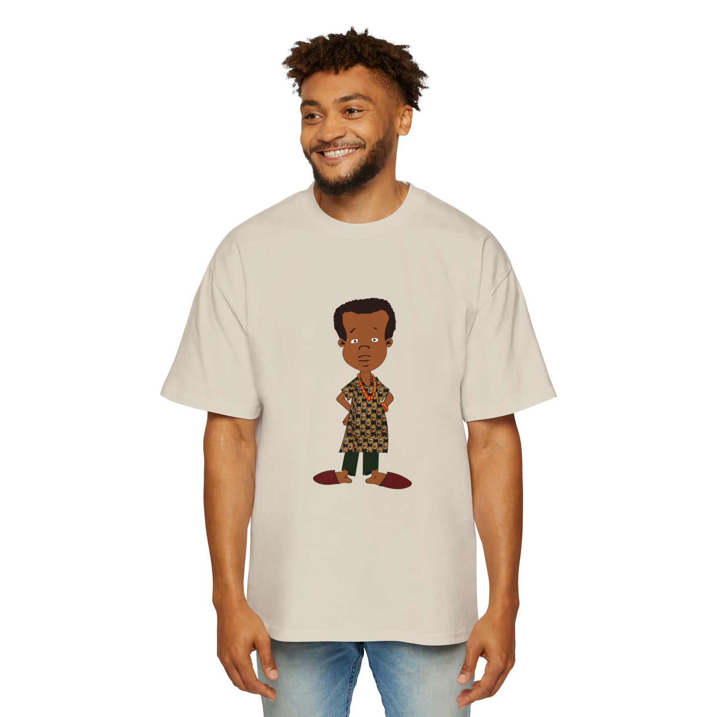 AfroKimbo Men's Heavy Oversized Tee