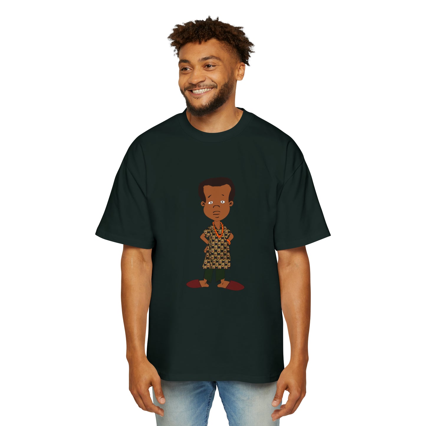 AfroKimbo Men's Heavy Oversized Tee