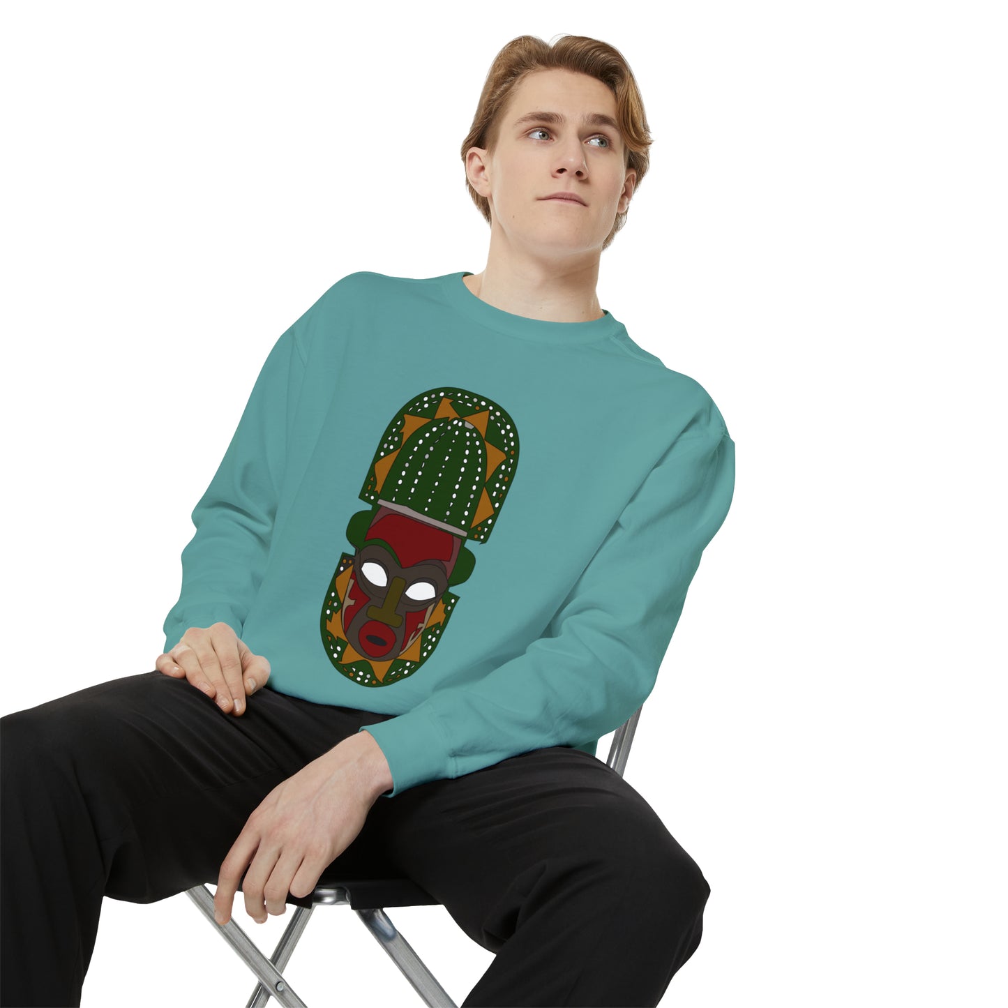 AfroJuju Unisex Garment-Dyed Sweatshirt