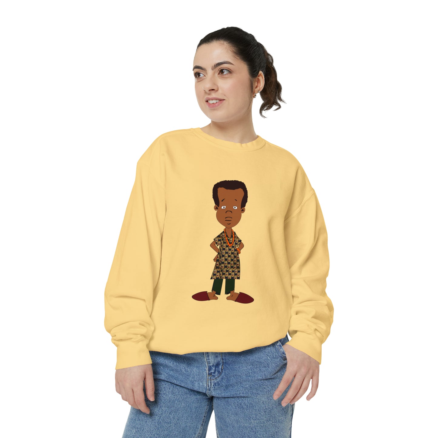 AfroKimbo Unisex Garment-Dyed Sweatshirt