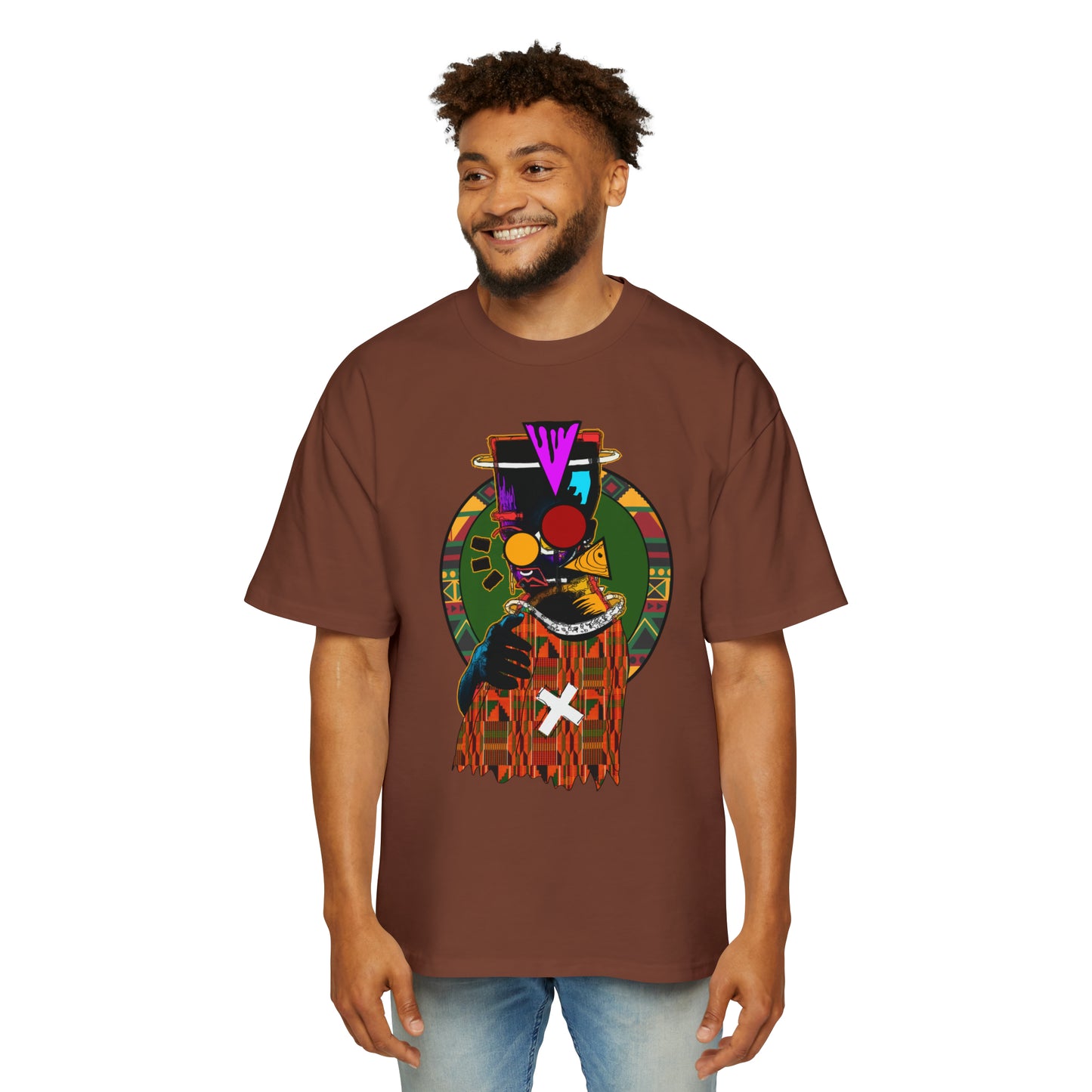 AfroMask Men's Heavy Oversized Tee