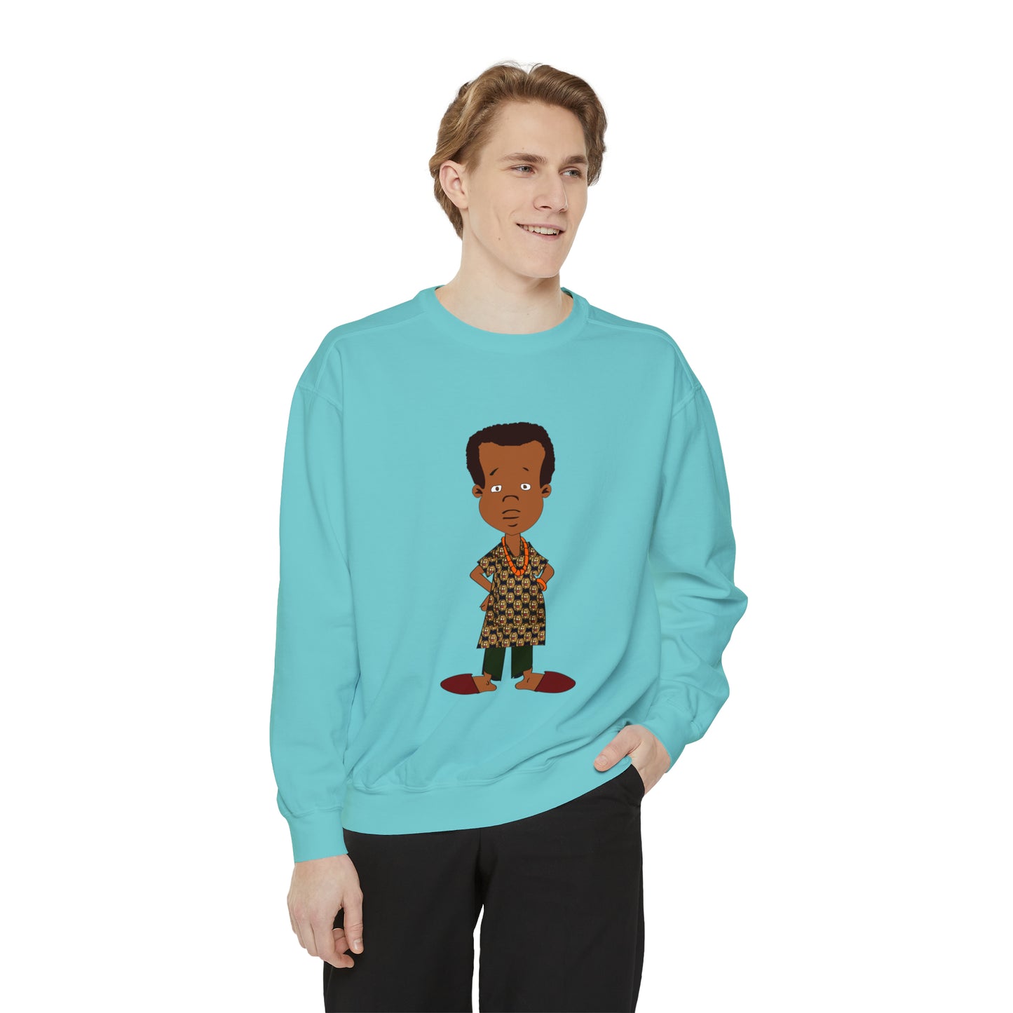 AfroKimbo Unisex Garment-Dyed Sweatshirt