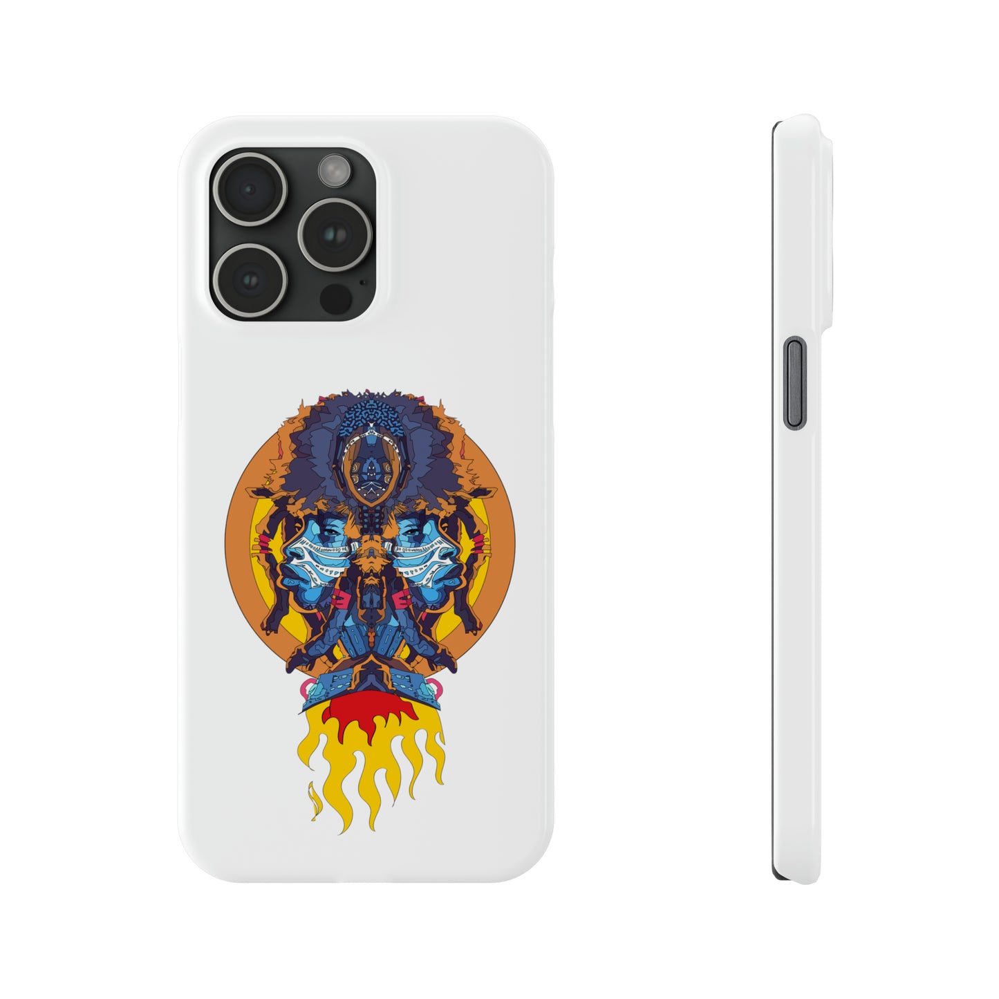 AfroNeo Slim Phone Cases (White)