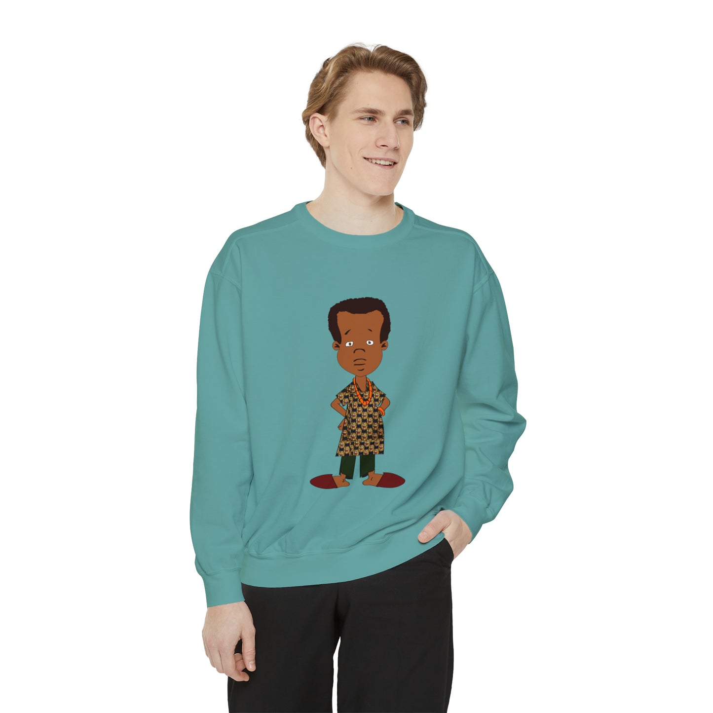 AfroKimbo Unisex Garment-Dyed Sweatshirt