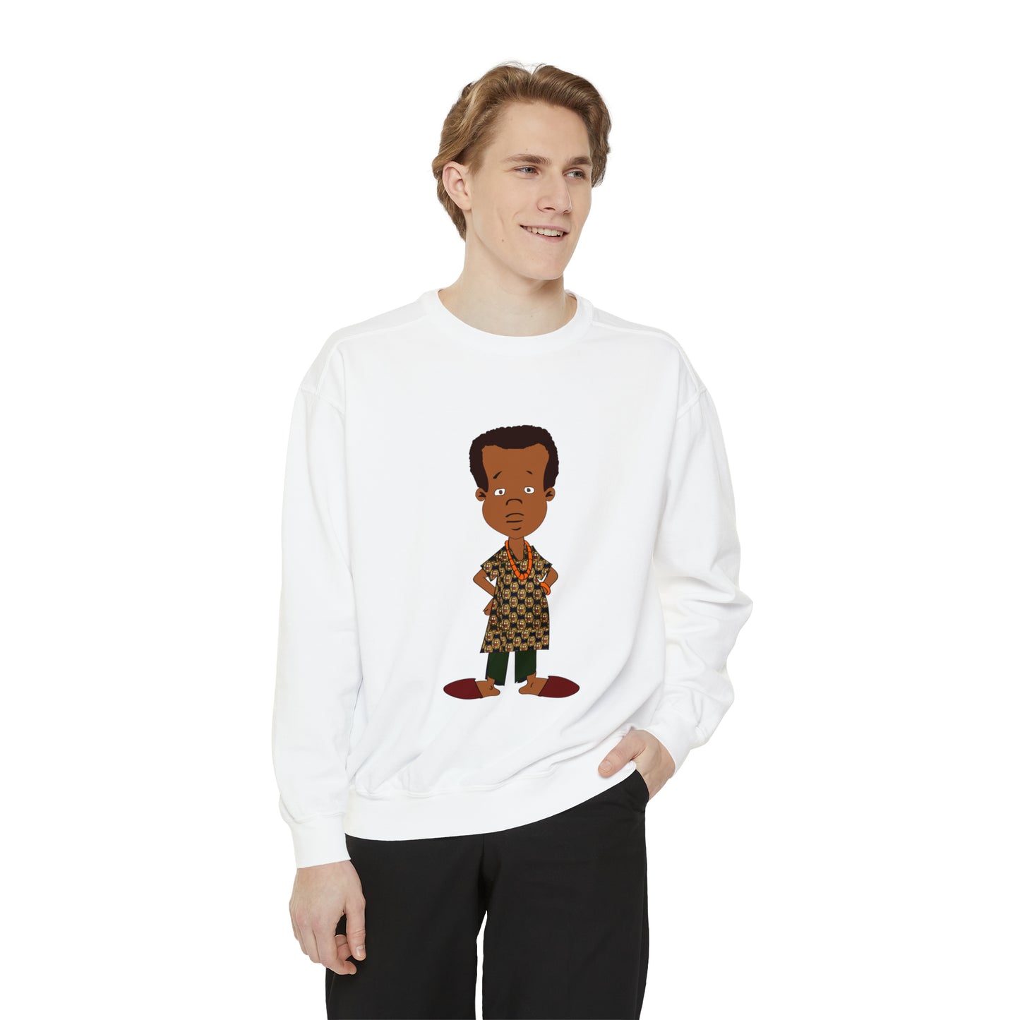 AfroKimbo Unisex Garment-Dyed Sweatshirt