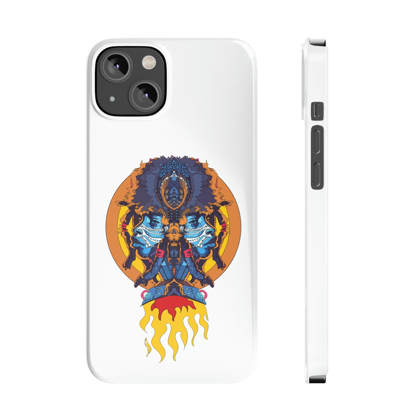 AfroNeo Slim Phone Cases (White)