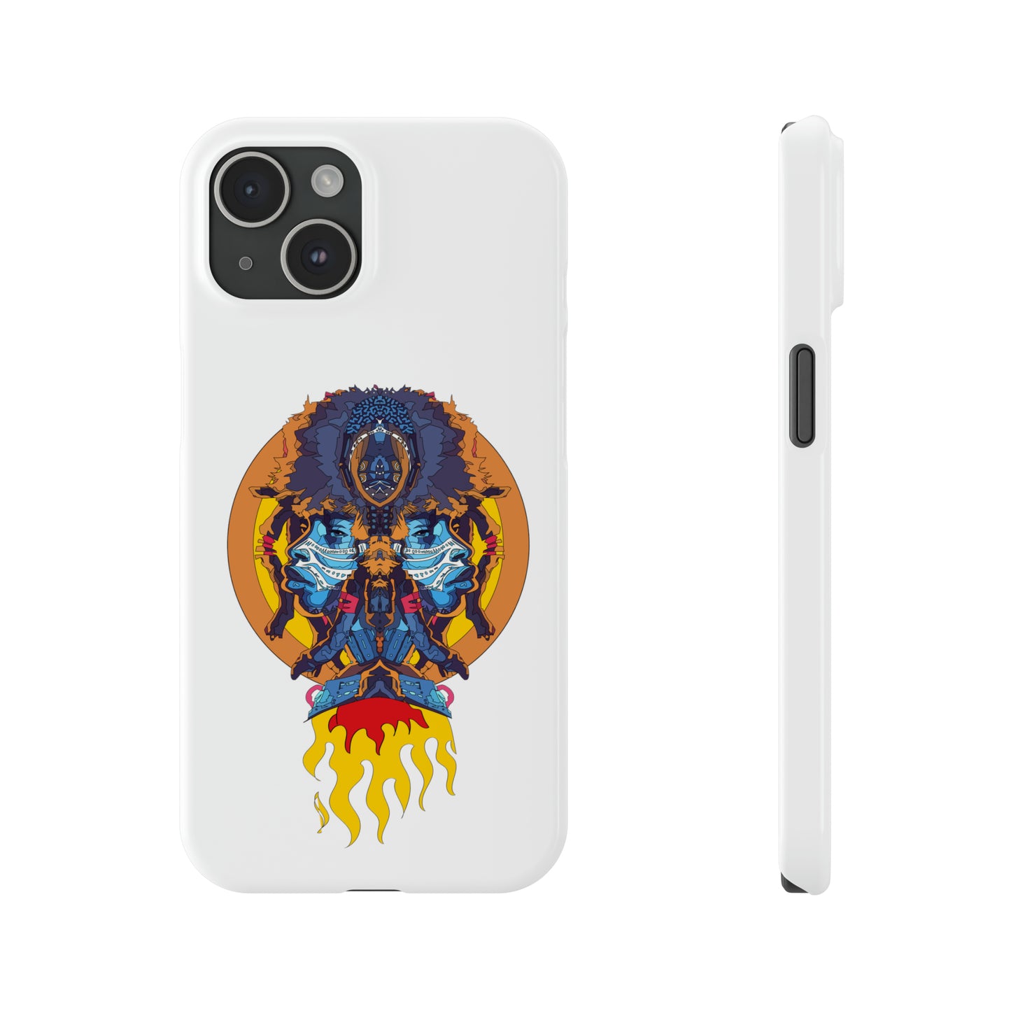 AfroNeo Slim Phone Cases (White)