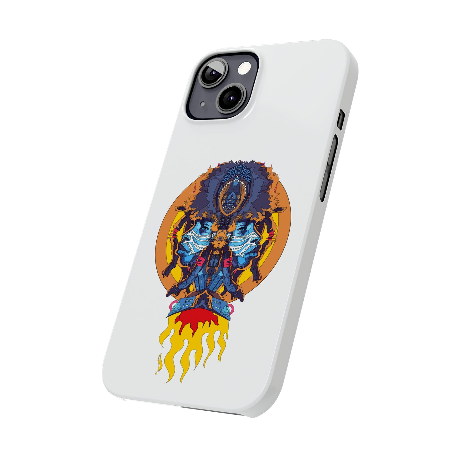 AfroNeo Slim Phone Cases (White)