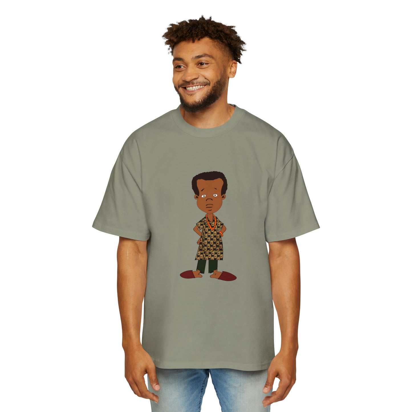 AfroKimbo Men's Heavy Oversized Tee