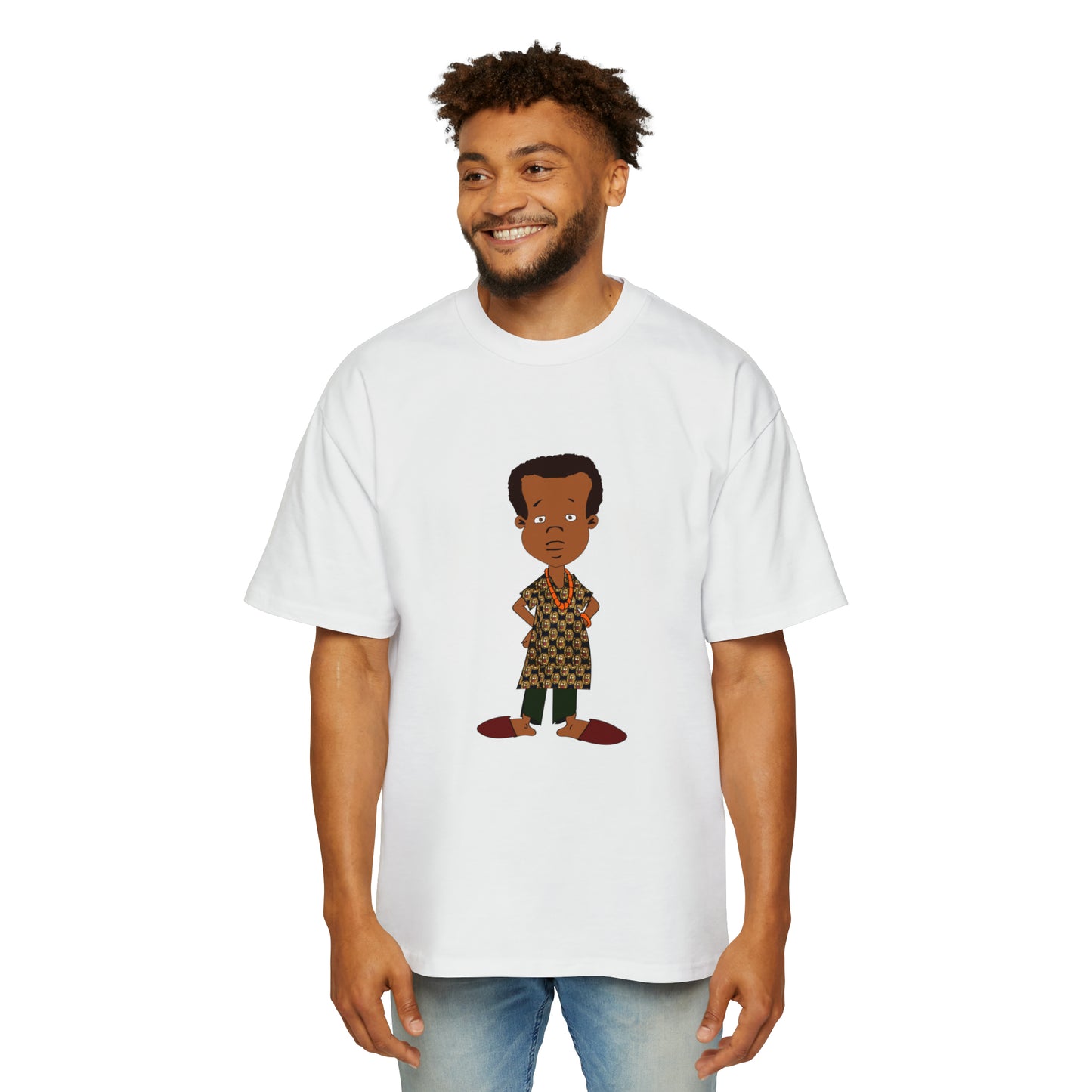 AfroKimbo Men's Heavy Oversized Tee