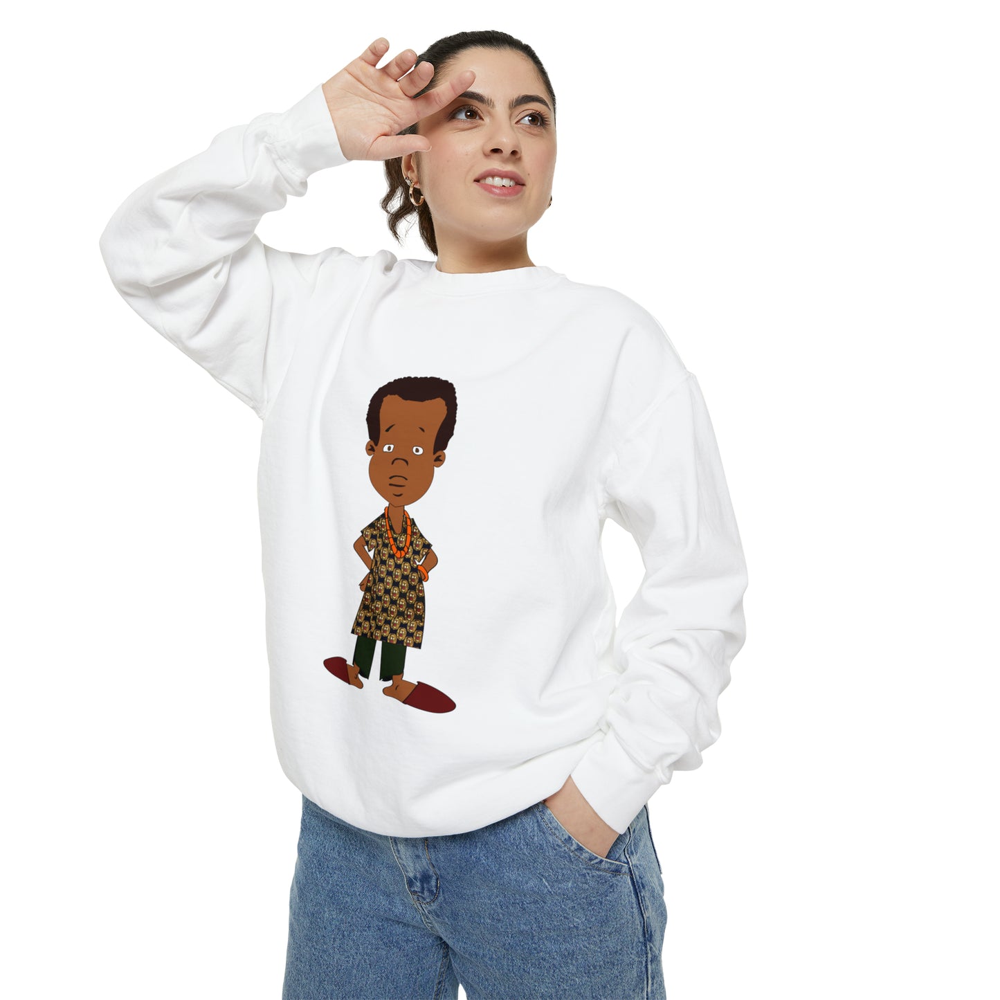 AfroKimbo Unisex Garment-Dyed Sweatshirt