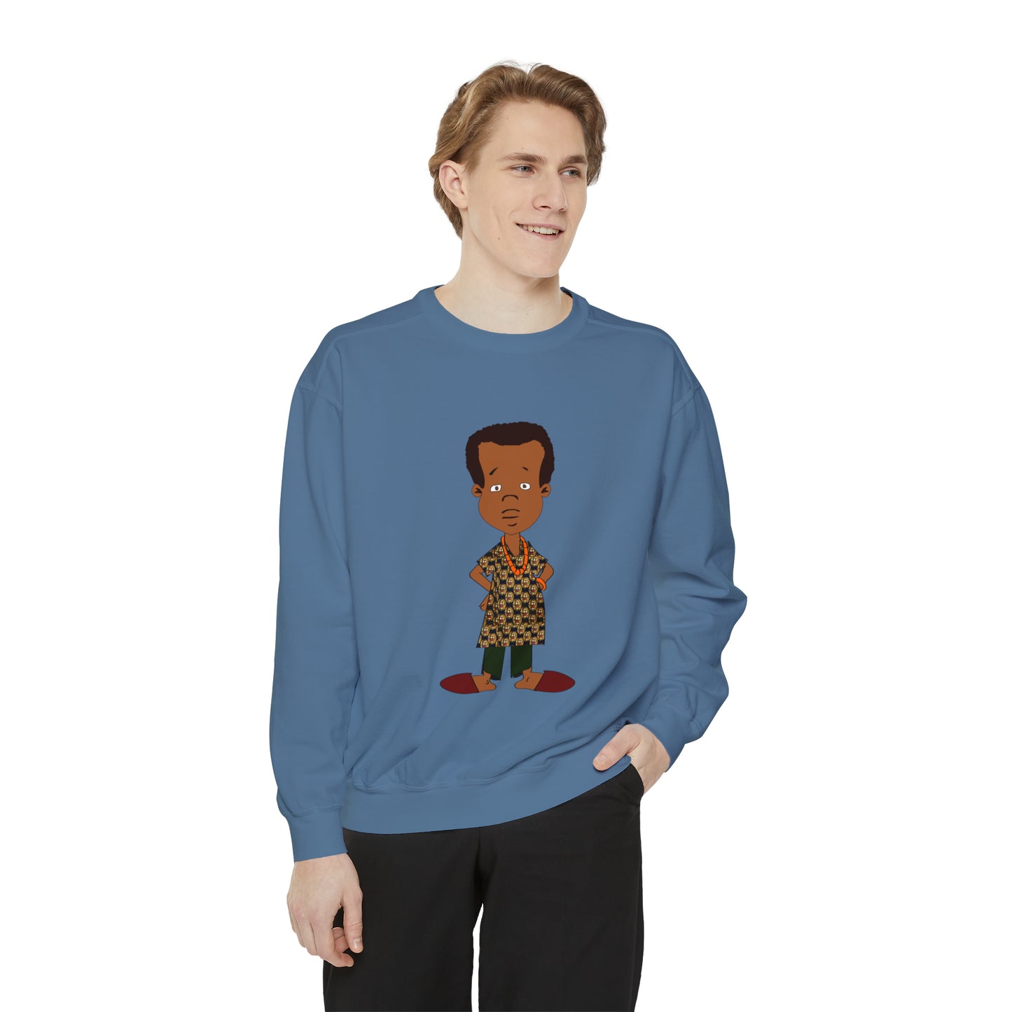 AfroKimbo Unisex Garment-Dyed Sweatshirt