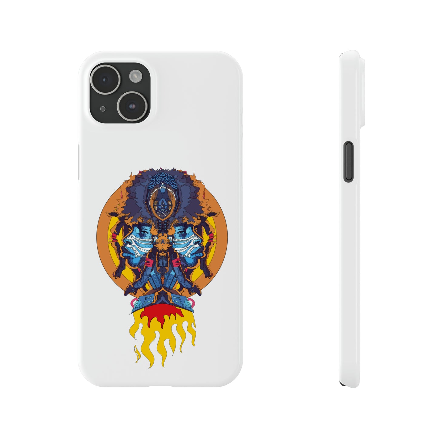 AfroNeo Slim Phone Cases (White)