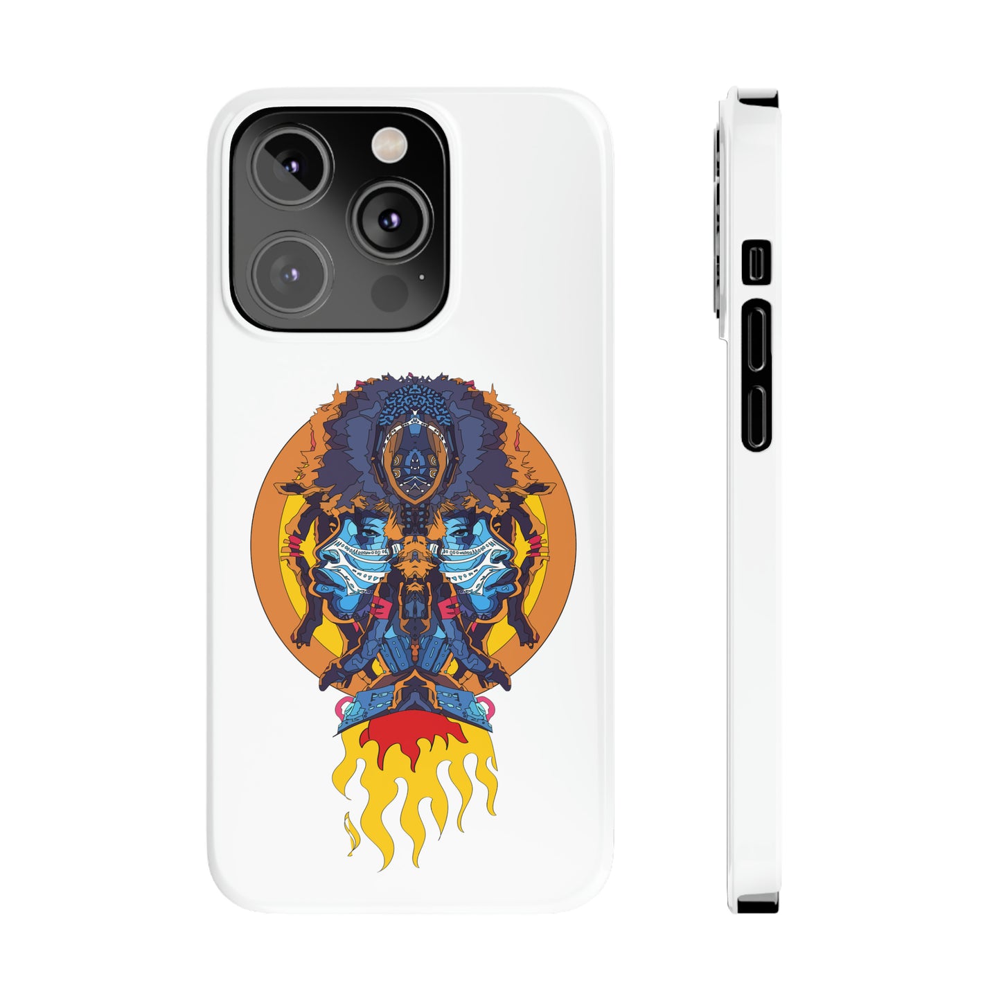 AfroNeo Slim Phone Cases (White)