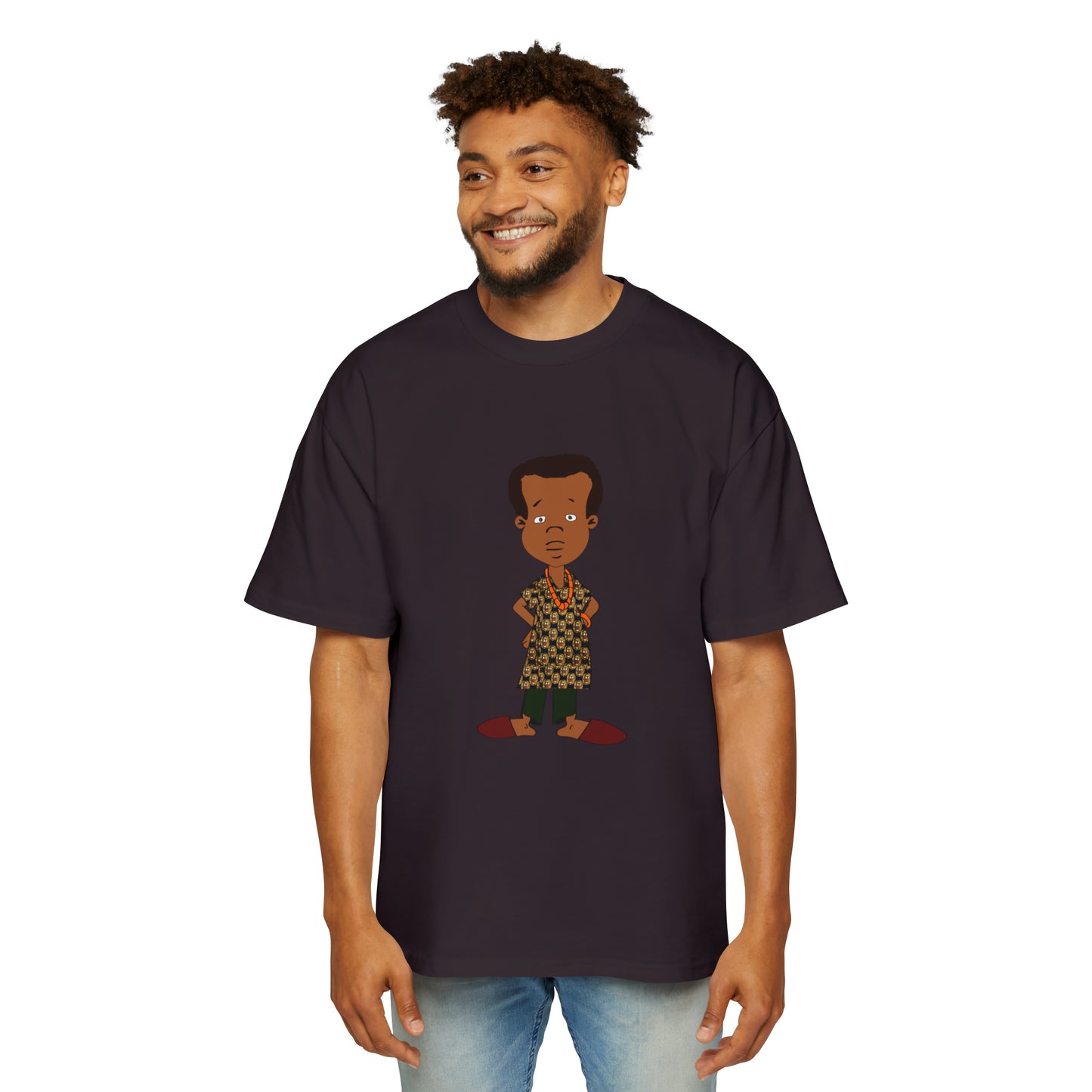 AfroKimbo Men's Heavy Oversized Tee