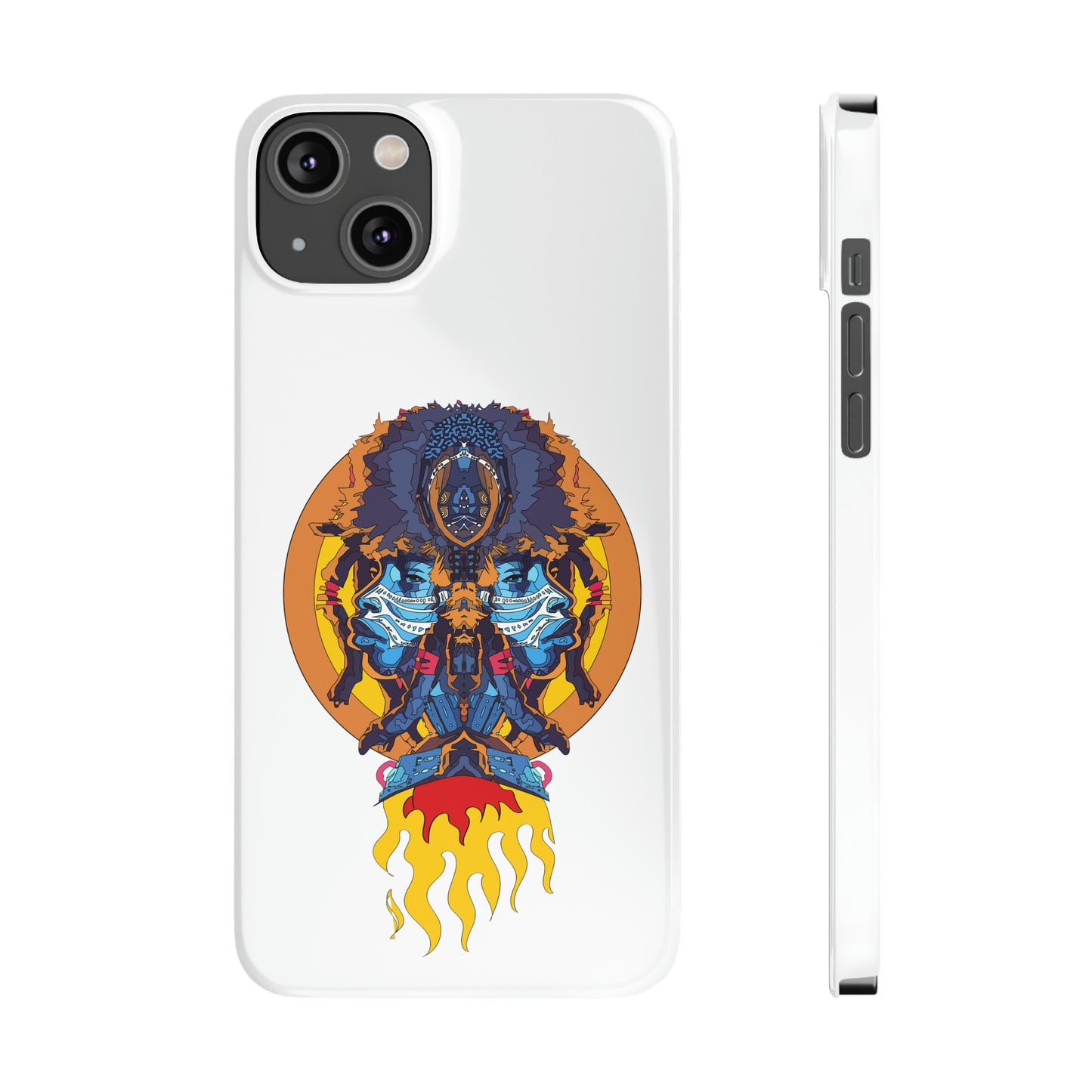 AfroNeo Slim Phone Cases (White)