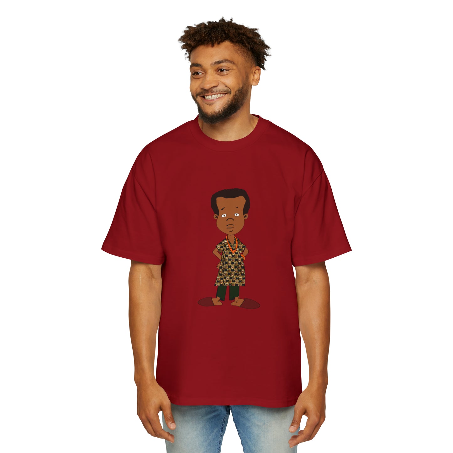 AfroKimbo Men's Heavy Oversized Tee