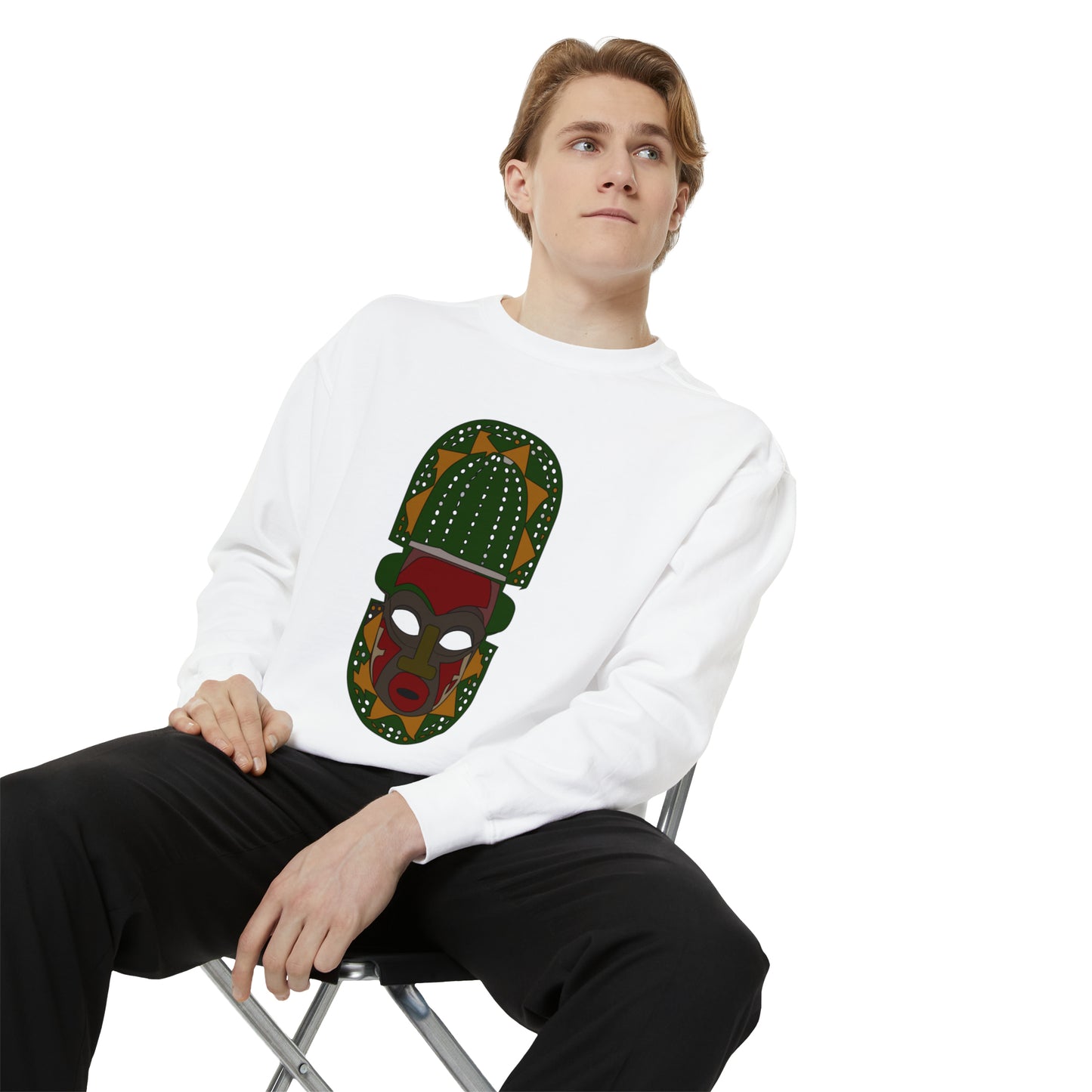 AfroJuju Unisex Garment-Dyed Sweatshirt