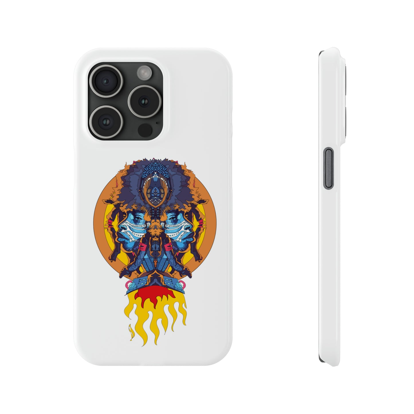 AfroNeo Slim Phone Cases (White)