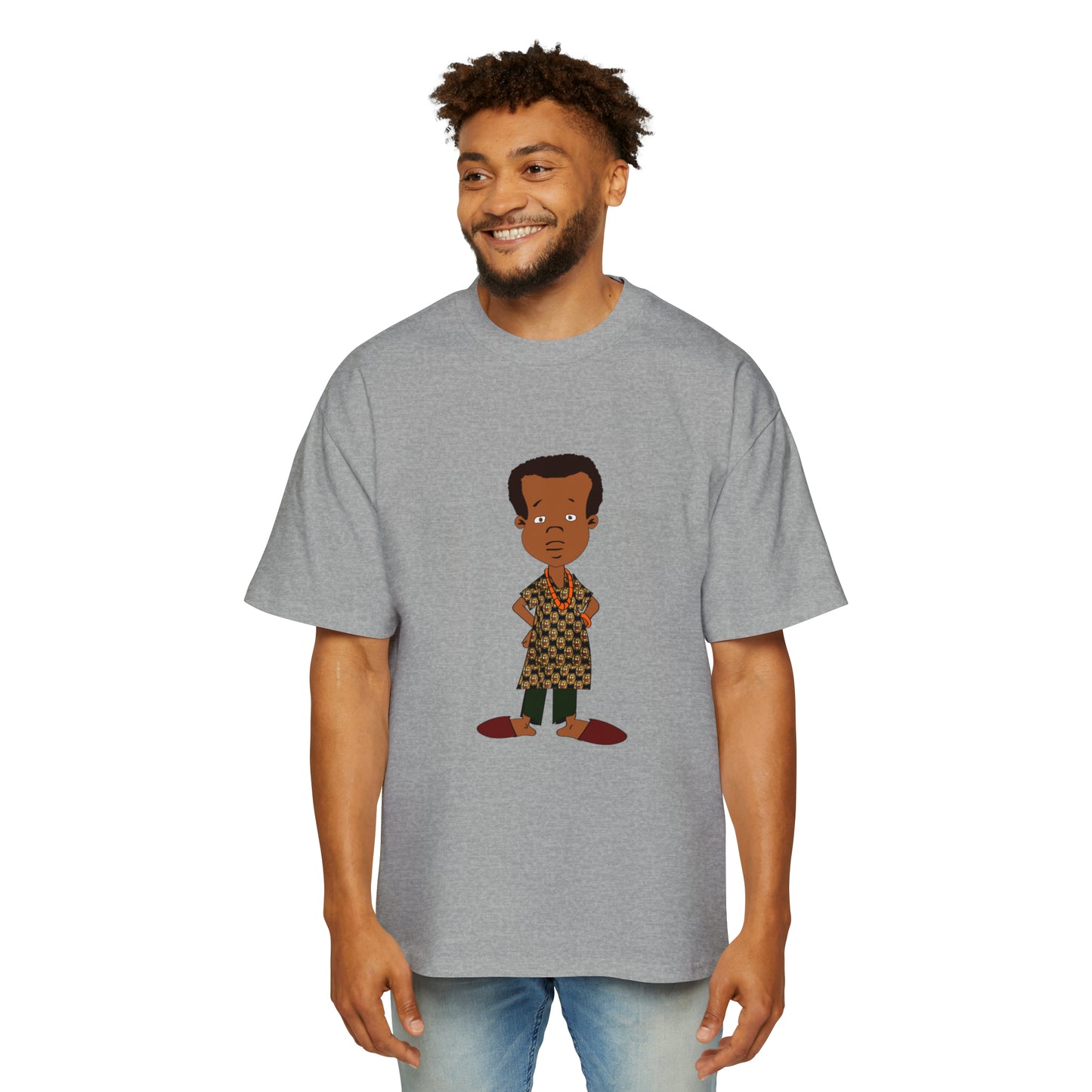 AfroKimbo Men's Heavy Oversized Tee