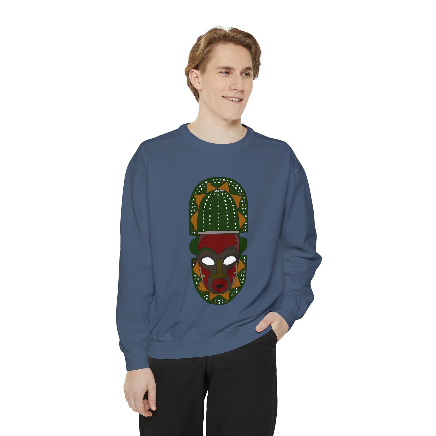 AfroJuju Unisex Garment-Dyed Sweatshirt