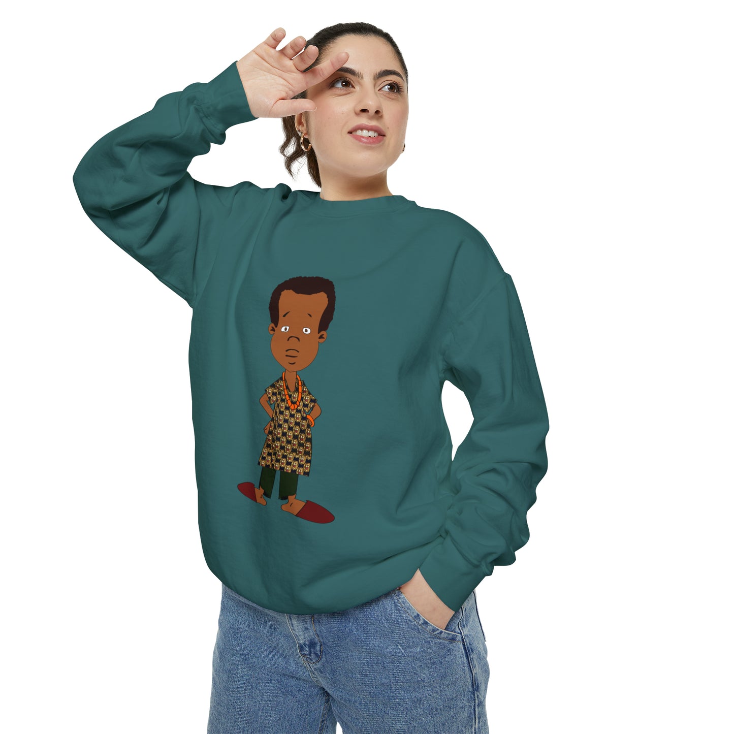 AfroKimbo Unisex Garment-Dyed Sweatshirt