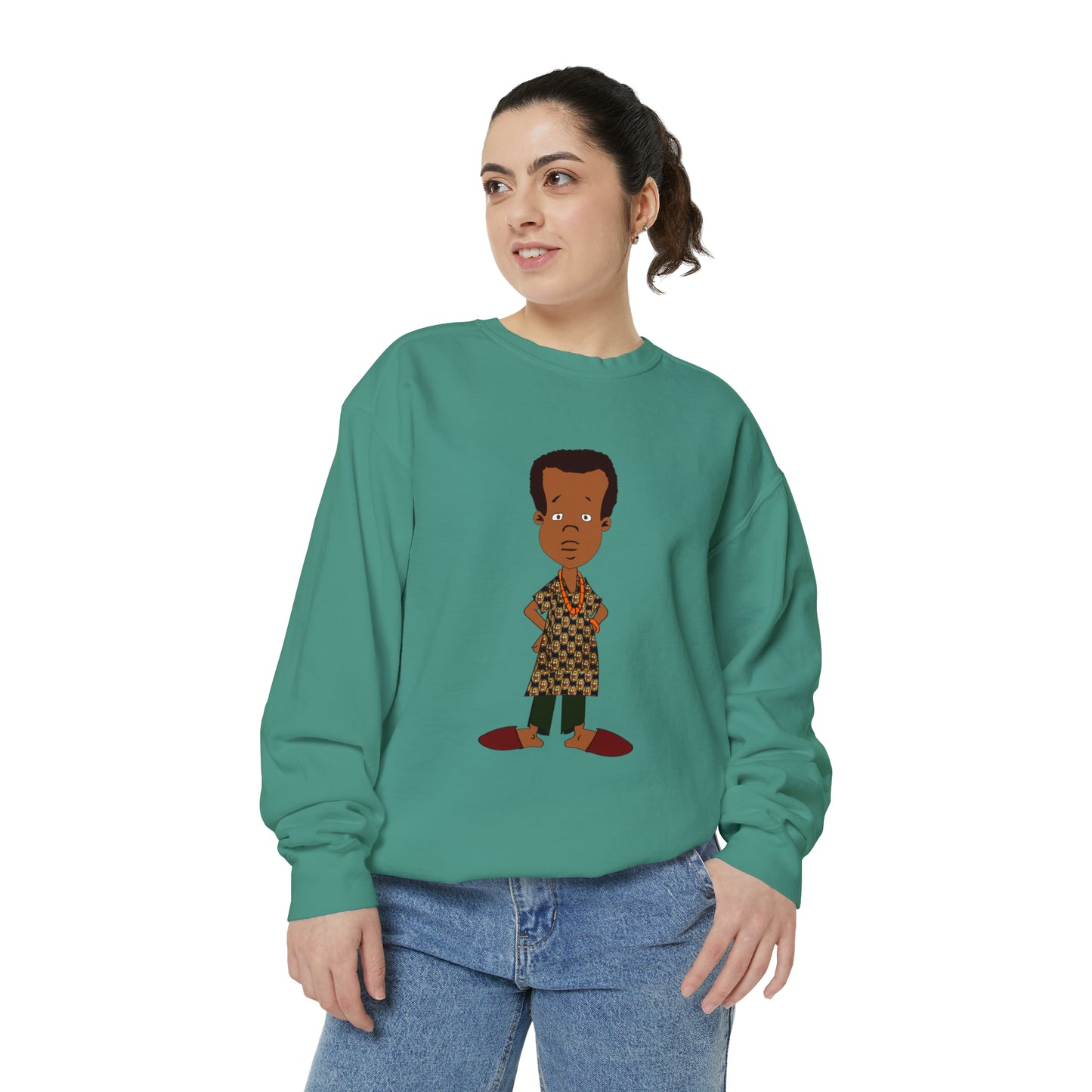 AfroKimbo Unisex Garment-Dyed Sweatshirt