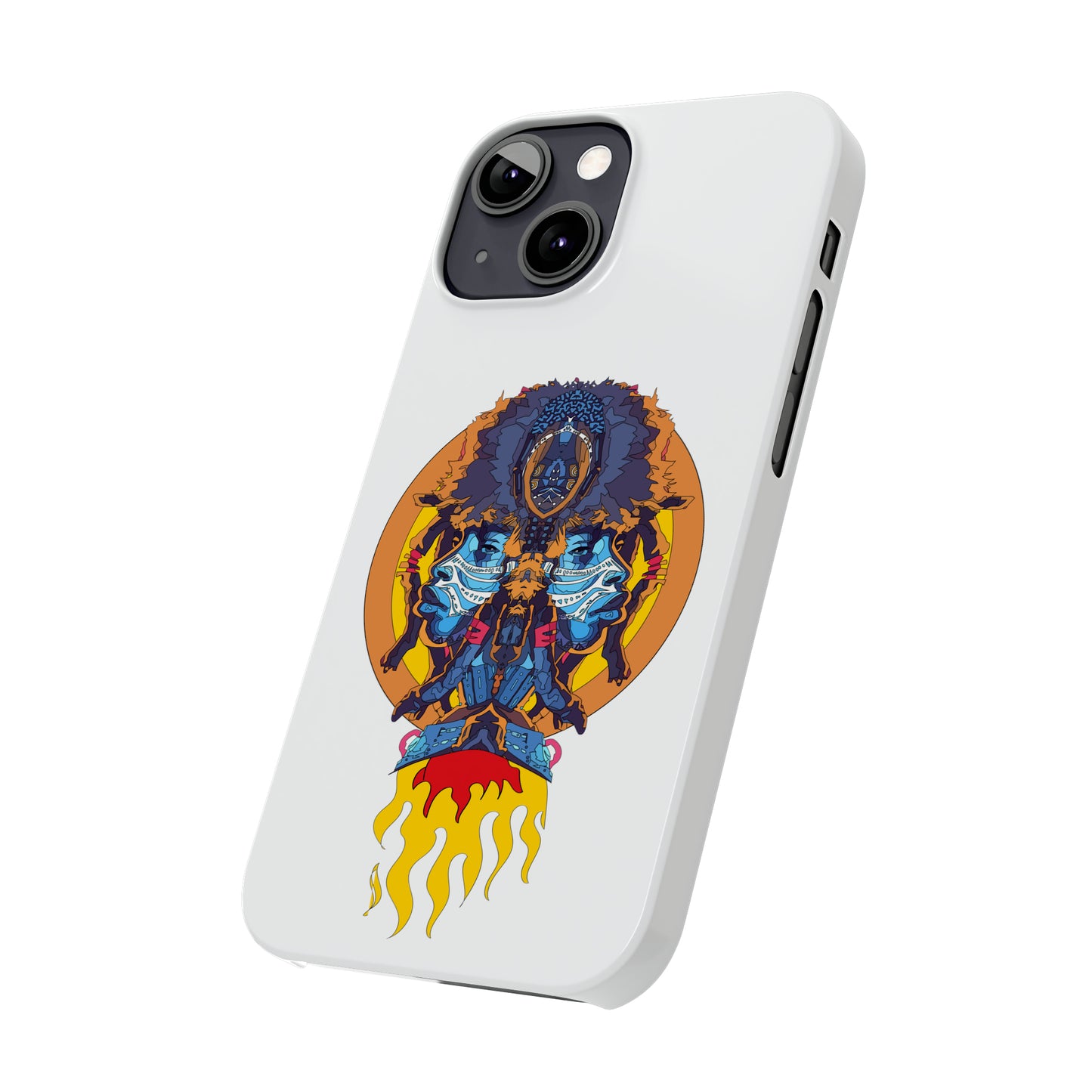 AfroNeo Slim Phone Cases (White)