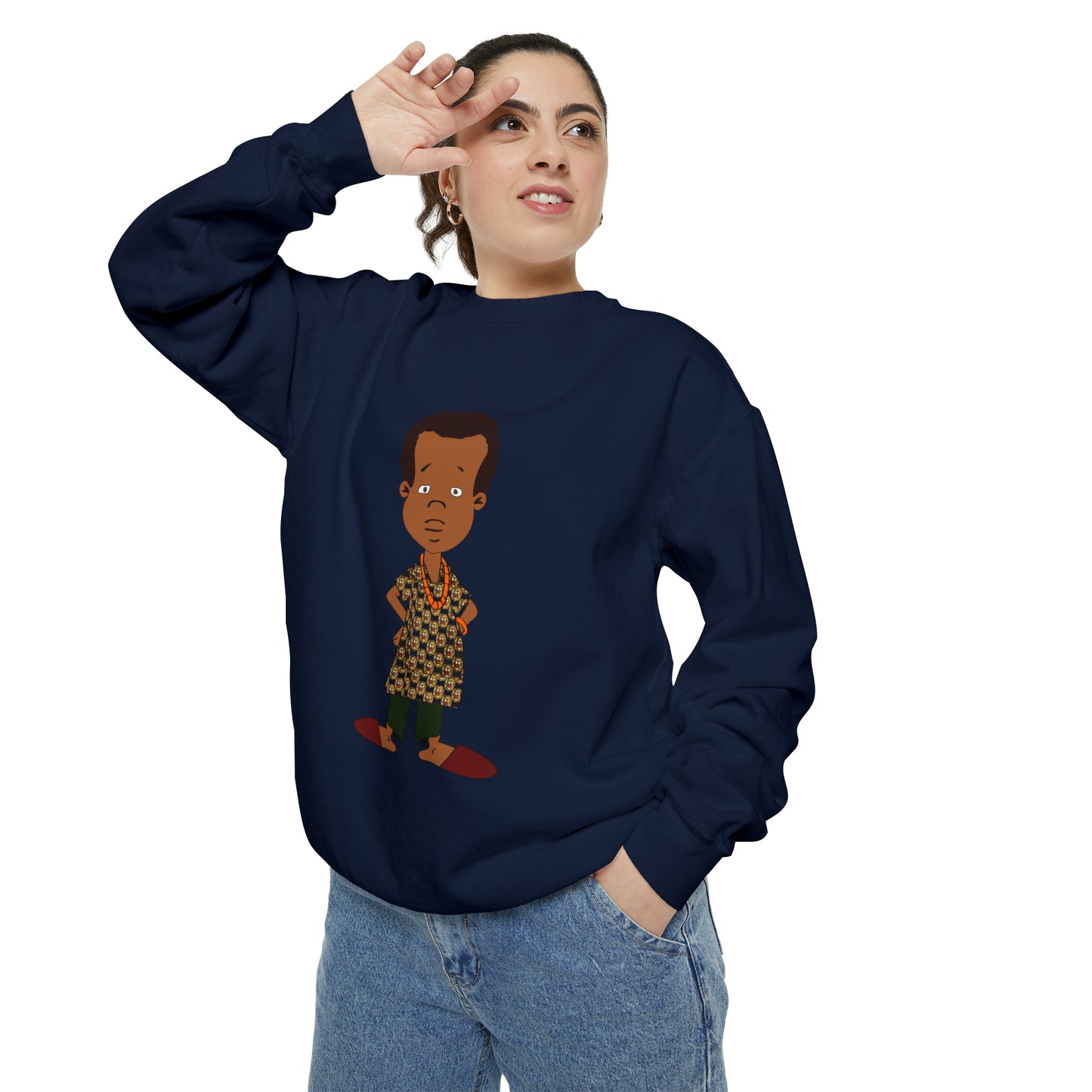 AfroKimbo Unisex Garment-Dyed Sweatshirt