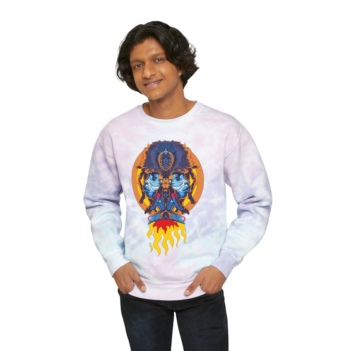 AfroNeo Unisex Tie-Dye Sweatshirt