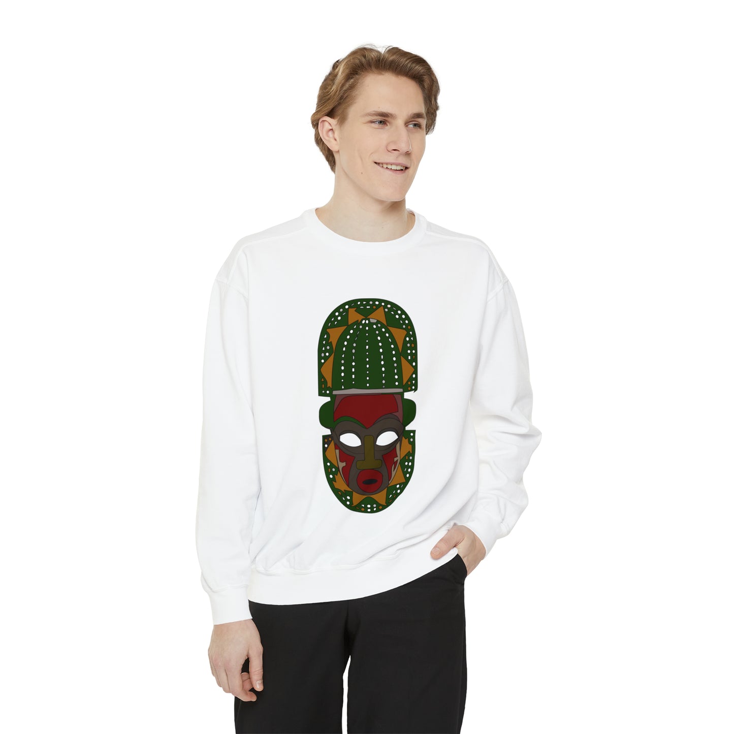 AfroJuju Unisex Garment-Dyed Sweatshirt