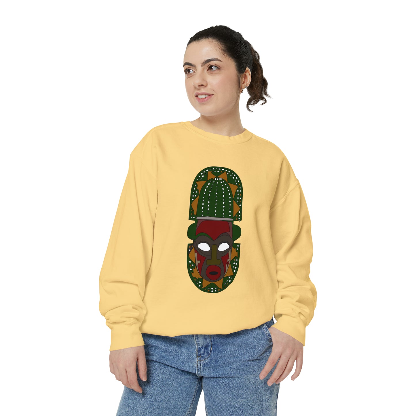 AfroJuju Unisex Garment-Dyed Sweatshirt