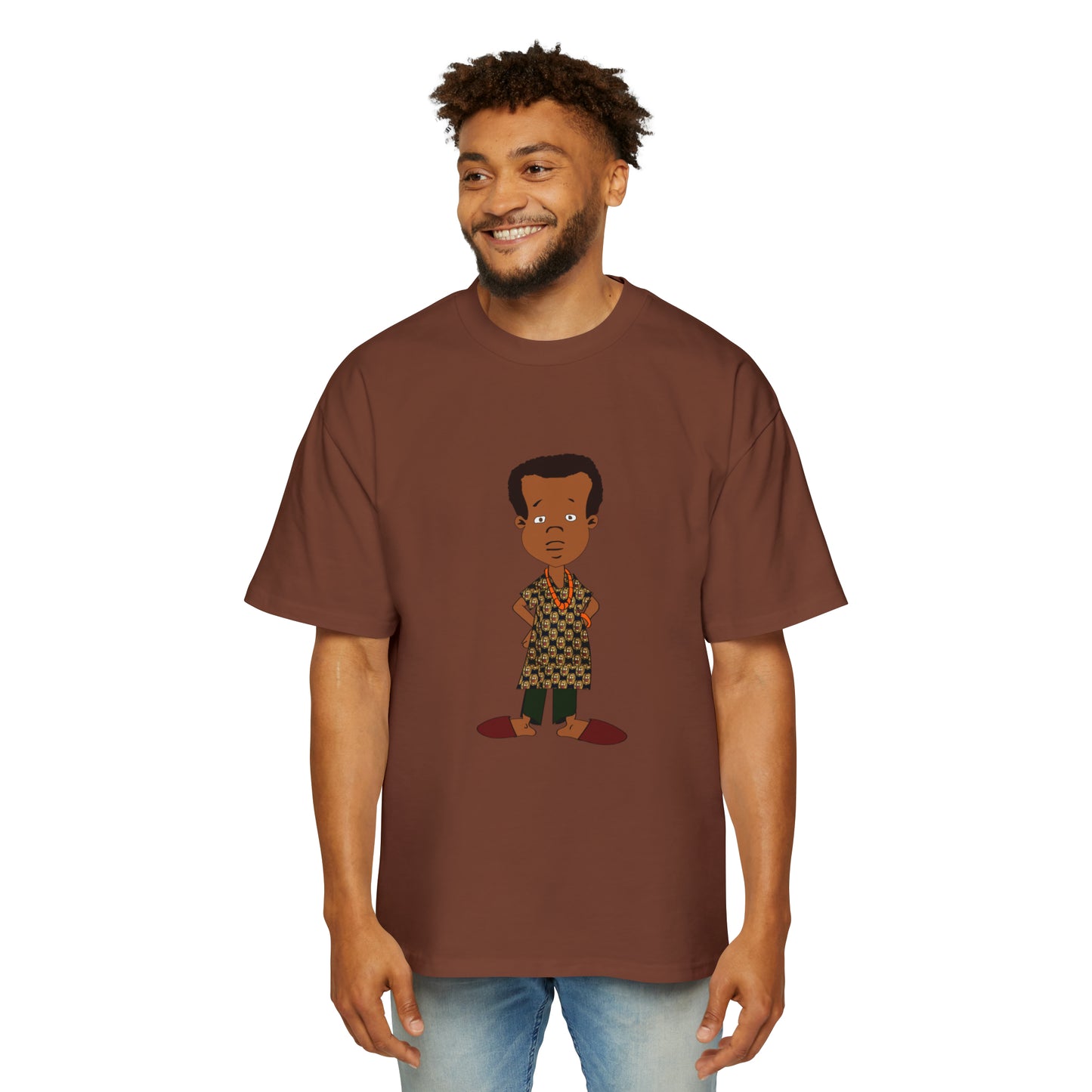 AfroKimbo Men's Heavy Oversized Tee