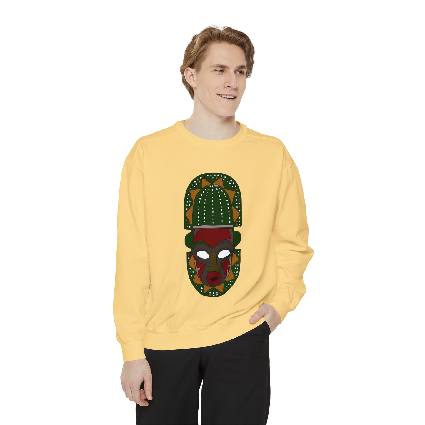 AfroJuju Unisex Garment-Dyed Sweatshirt